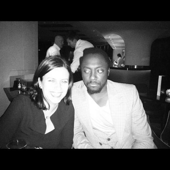I am looking rather white with Will.I.am! I am looking rather white with Will.I.am!