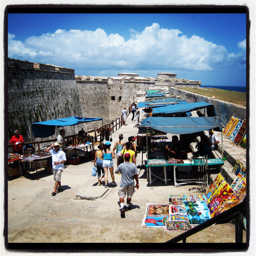 A fantastic art market in Havana, Cuba A fantastic art market in Havana, Cuba