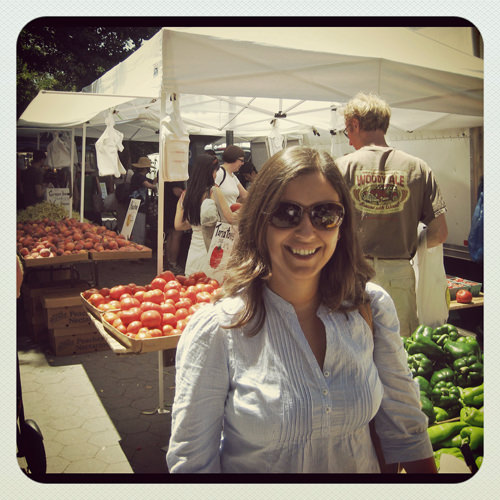 Organic food market at Union Square, NYC Organic food market at Union Square, NYC