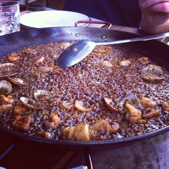 Paella at Pez Vela, in Barcelona Paella at Pez Vela, in Barcelona