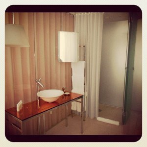 Our fab room at the Sanderson Our fab room at the Sanderson