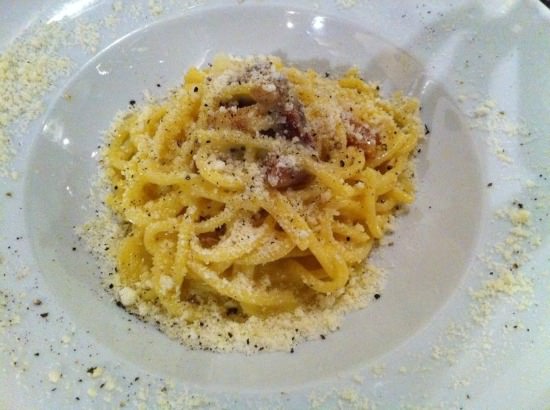 The carbonara at Roscioli is one of the best in Rome The carbonara at Roscioli is one of the best in Rome