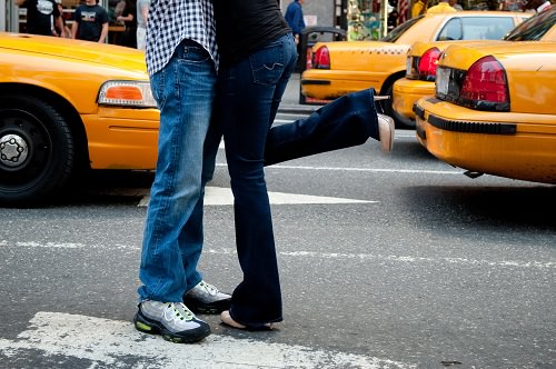 The Perfect Kiss in Times Square Image by RAD Photography