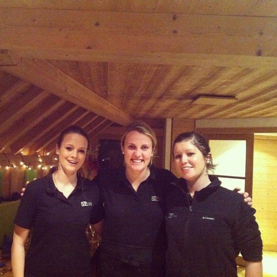 Our lovely VIP Ski Chalet Girls