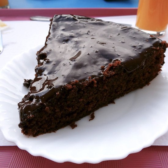 Delicious chocolate cake at Pimenta Rosa Delicious chocolate cake at Pimenta Rosa