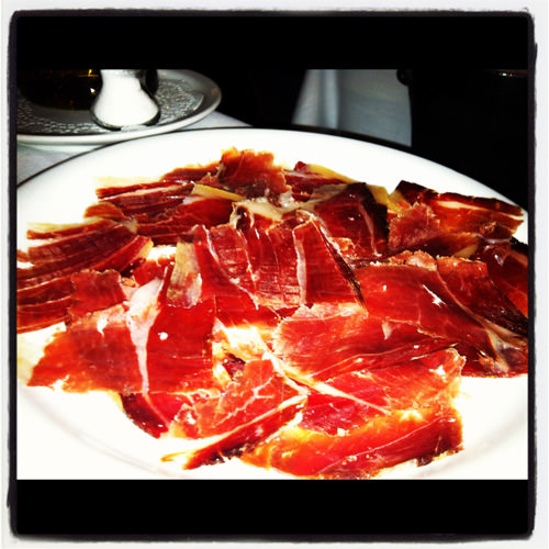 Some ibérico bellota - absolutely the real thing Some ibérico bellota - absolutely the real thing