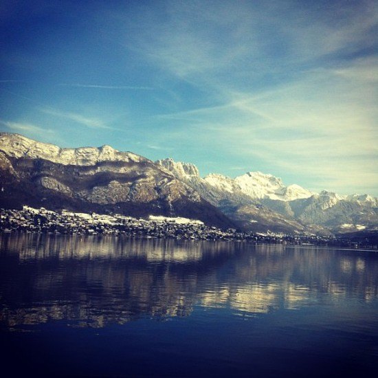 The stunning Lac d'Annecy