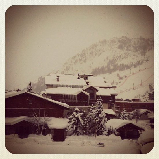 A chalet with a view