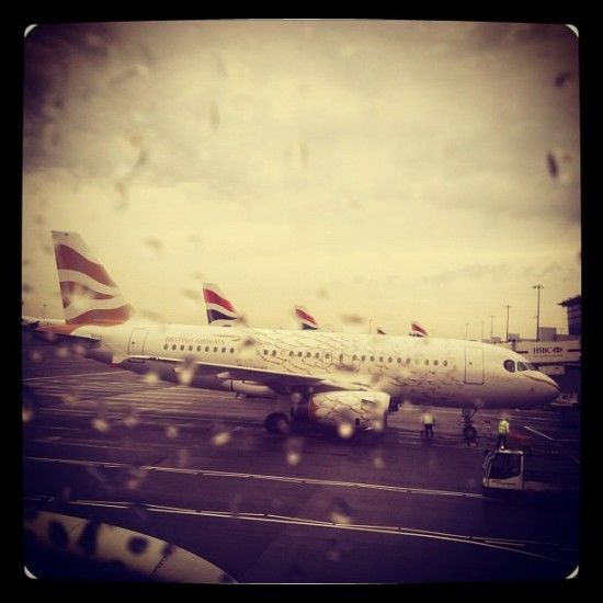 One of my favourite views - when I board a plane!