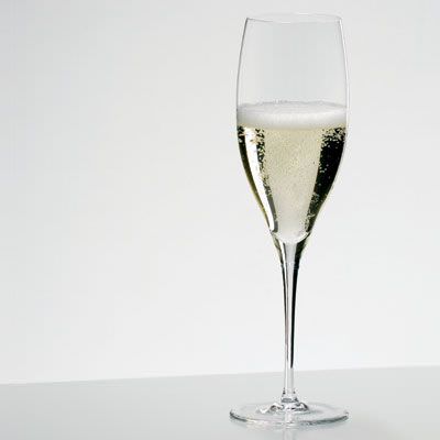 A typical champagne flute