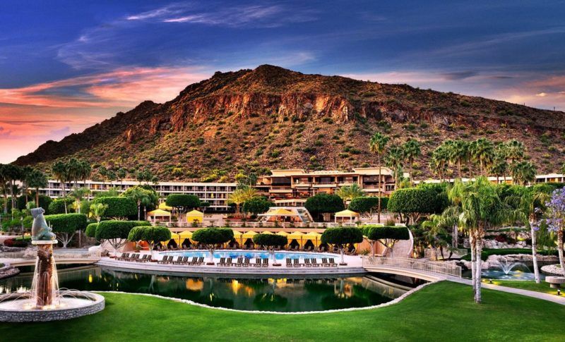 24 hours in scottsdale Arizona Phoenician resort canyon suites luxury collection Starwood marriott bonvoy