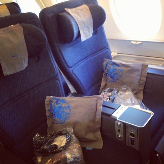 The new British Airways World Traveller Plus seat