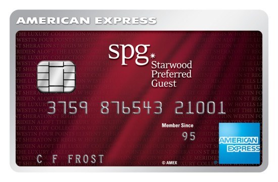 The AmEx SPG credit card