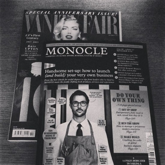 Vanity Fair and Monocle - I may refuse to leave the room