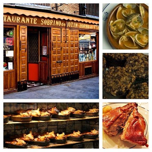where to eat in madrid Sobrinos de Botin the oldest restaurant in Europe
