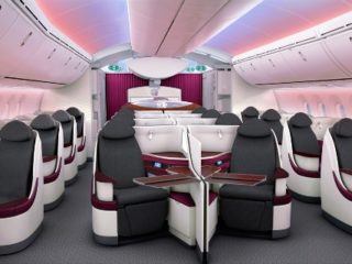 There is nothing like a new plane. Loved the cabin interiors of the Dreamliner