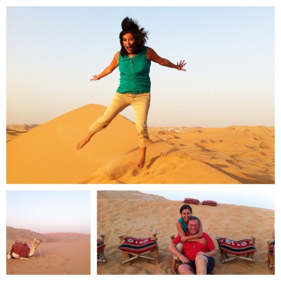 I jumped again… and we saw some camels!