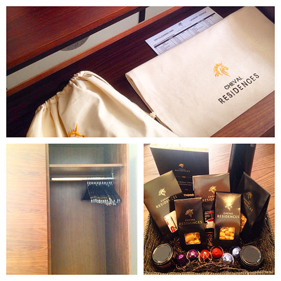 The welcome basket I mentioned earlier, as well as some other in-room details.