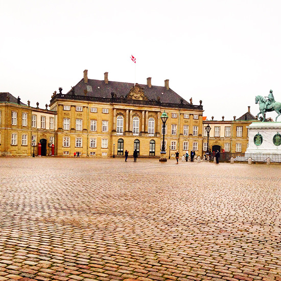 copenhagen city break Amalienborg, the winter home of the Danish Royal Family