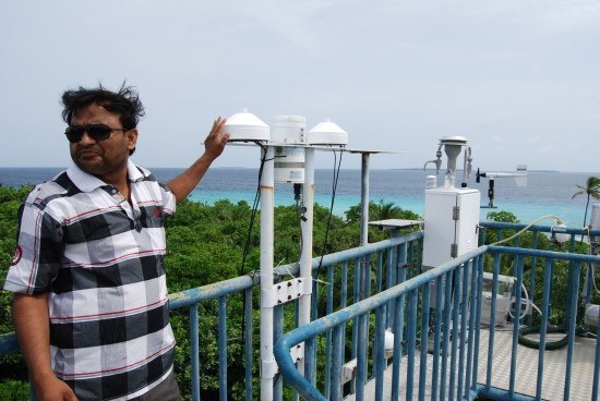 Dr Krishnakant Bubhavant of Maldives Climate Observatory