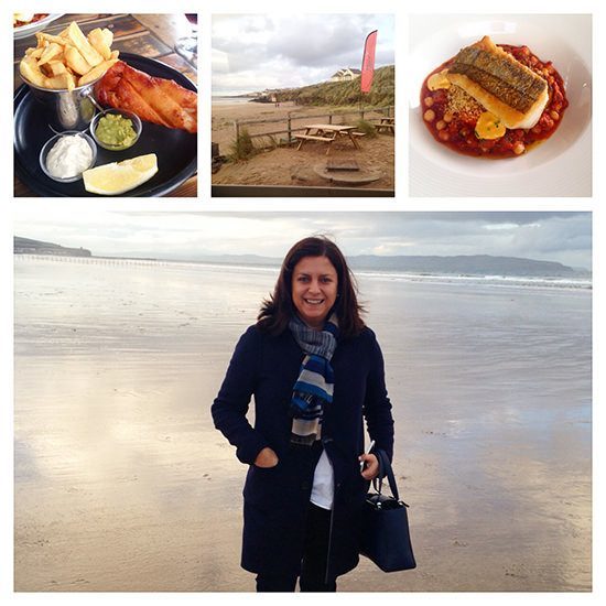 Lunch at Harry's Shack in Portstewart and the fab Strand Beach