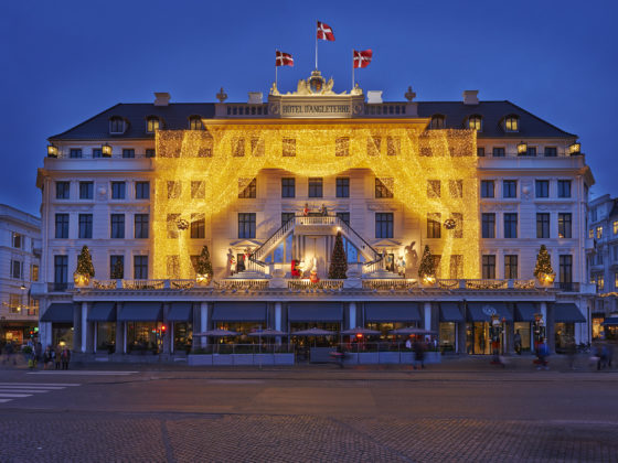 A very special Christmas display at the Hotel d'Angleterre in Copenhagen.