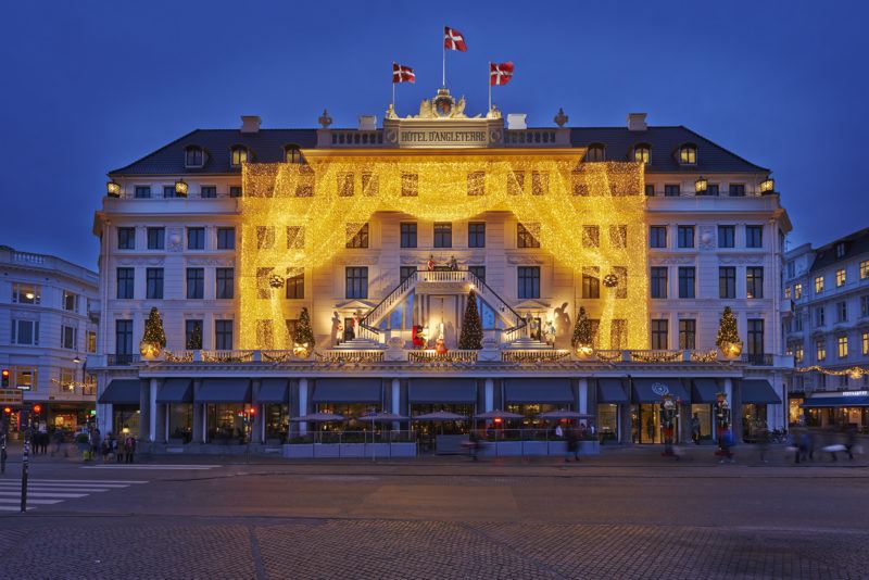 A very special Christmas display at the Hotel d'Angleterre in Copenhagen.