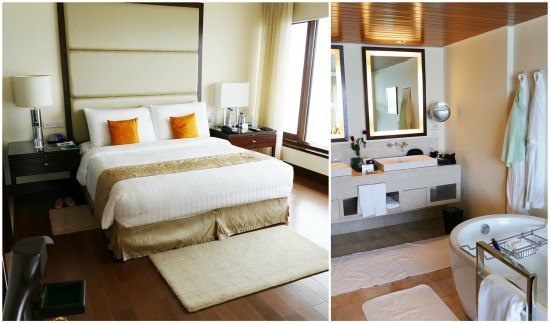 Our stunning suite at the Oberoi Mumbai