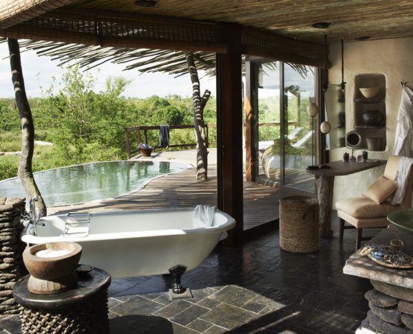 An example of a perfect hotel: Singita Lodge in South Africa.