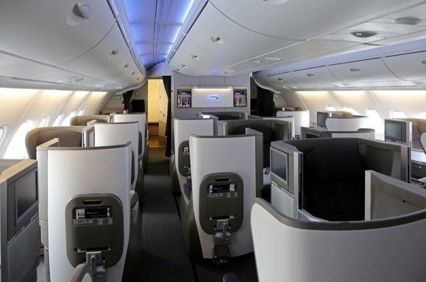 British Airways A380 Business Class Club World Review cabin