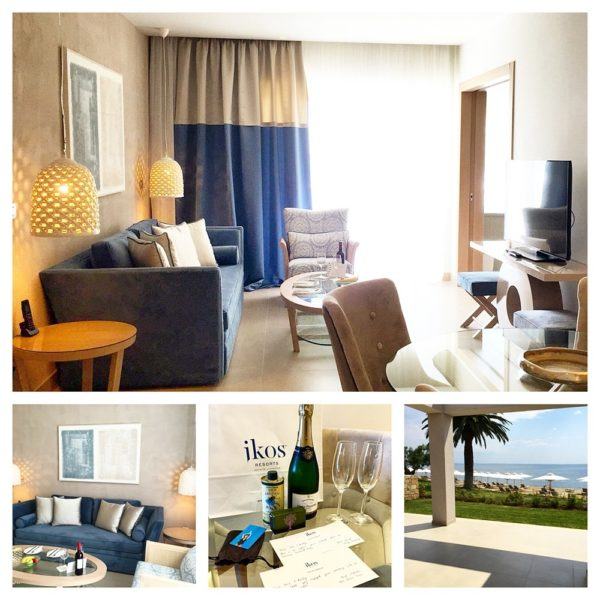ikos olivia hotel halkidiki sovereign luxury travel living room suite
