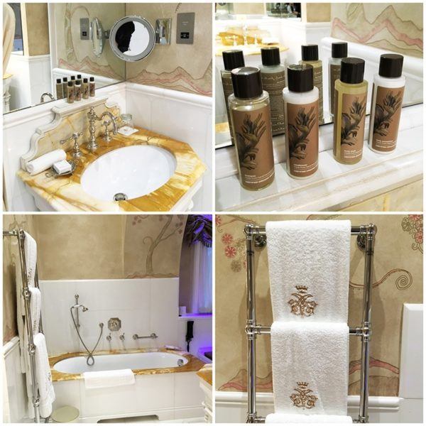 ashford castle luxury hotel ireland stateroom bedroom bathroom details voya organic