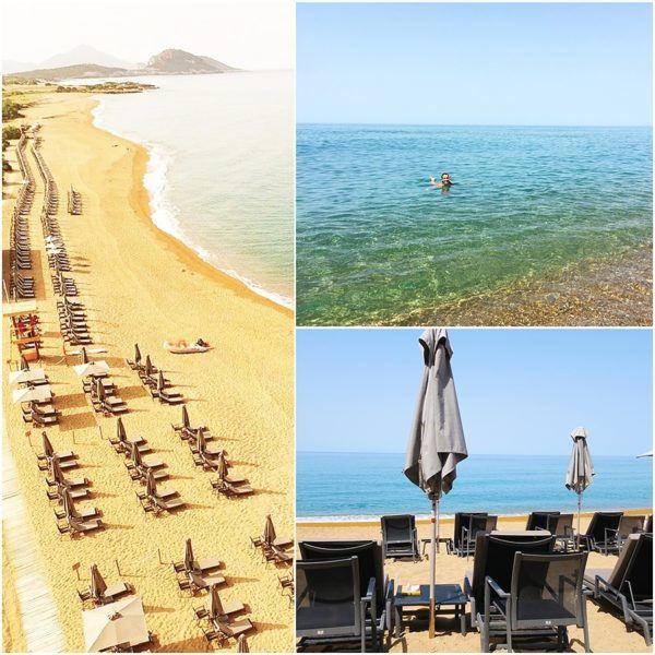 The Romanos Luxury Collection Costa Navarino Sovereign Luxury Holidays beach 2 dji drone