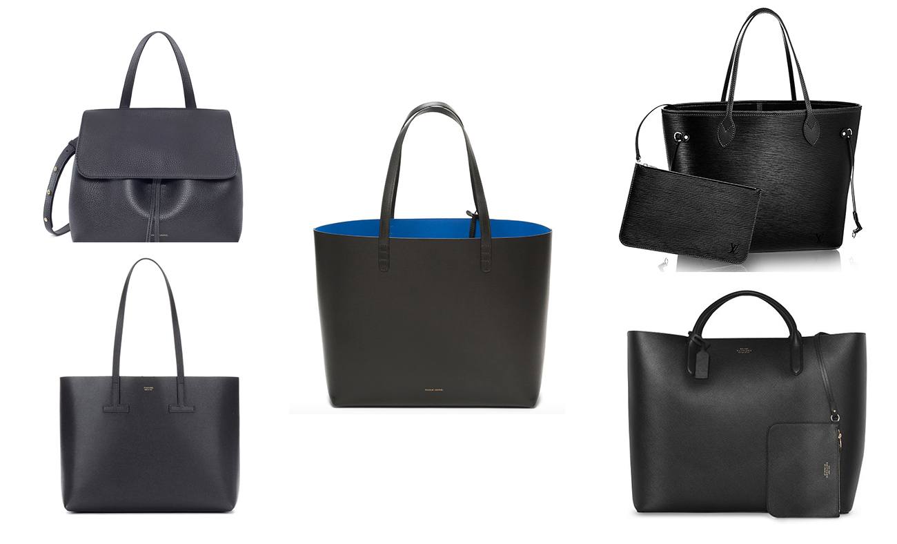 5 of the best black tote bags | Travel bags for Women