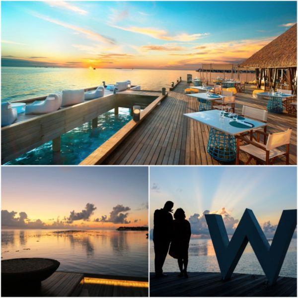 w maldives starwood spg luxury hotel sunset