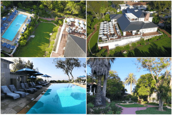 belmond el encanto santa barbara california luxury hotel grounds 2 drone