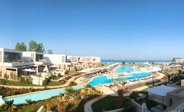 sani dunes luxury beach hotel resort halkidiki greece sovereign luxury travel pool cover 2