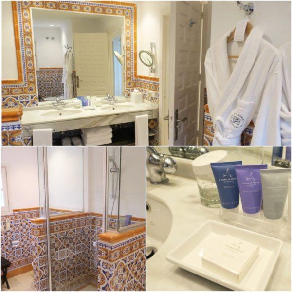 puente romano marbella luxury hotel review leading hotel of the world spain sovereign luxury travel junior suite bathroom aromatherapy associates