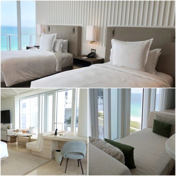 miami florida luxury hotel review four seasons hotel at the surf club surfside oceanfront twin room 3