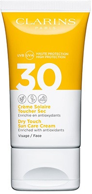 beauty essentials summer clarins dry touch face spf 30