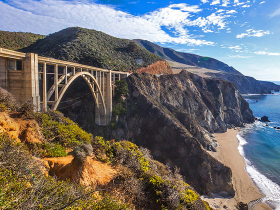 bixby bridge visit california
