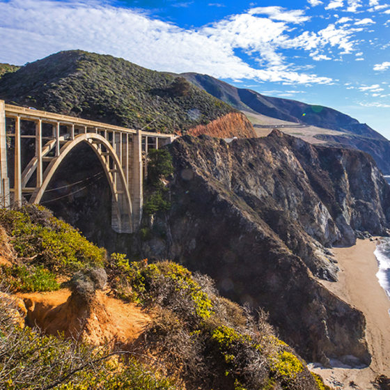 bixby bridge visit california