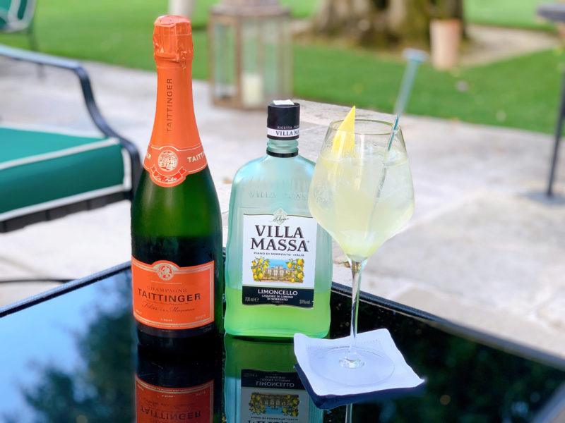 limoncello spritz recipe summer cocktails glass taittinger champagne
