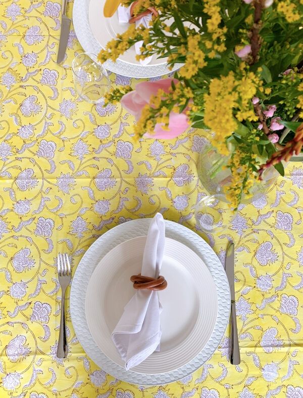 yellow block print tablecloth copy