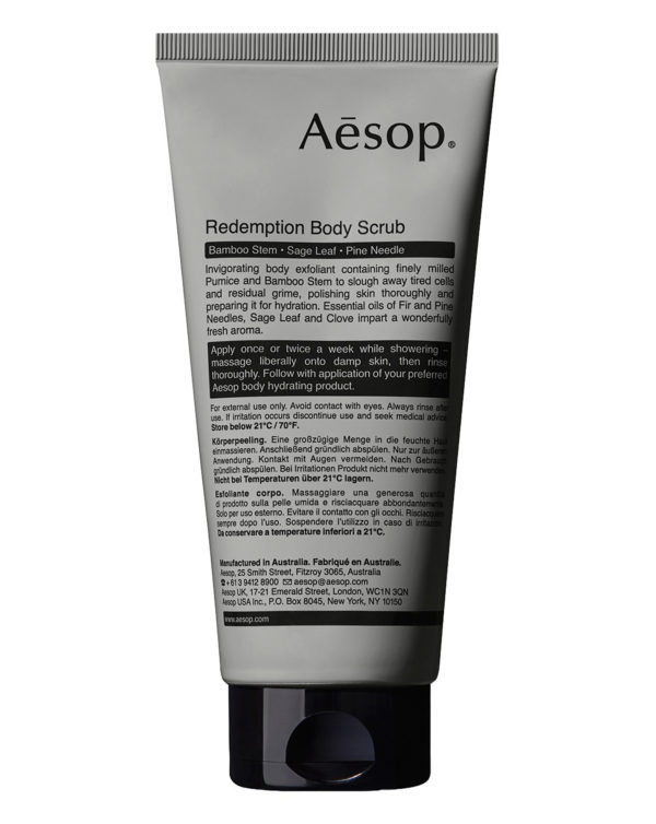 summer beauty essentials aesop_redemptionbodyscrub body polish coarse