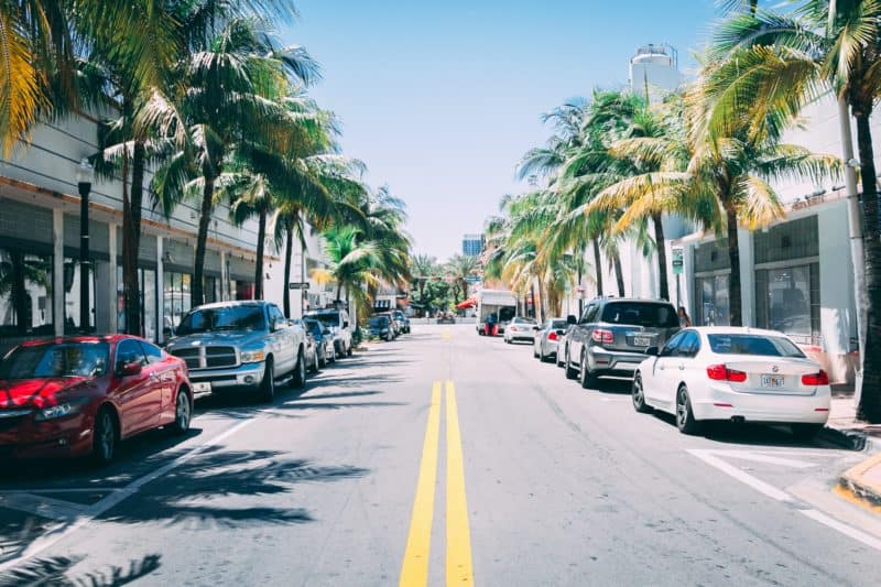 Road in Miami
