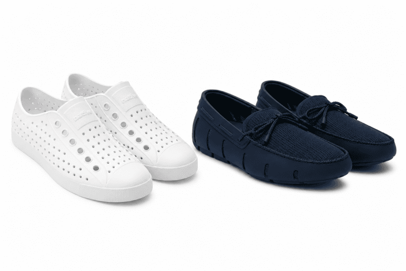 mens water shoes native swims alternative to flip flops