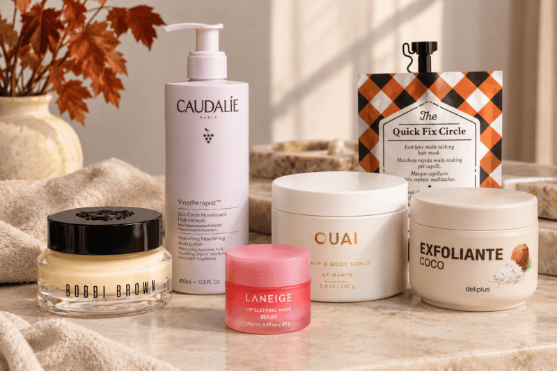 autumn beauty essentials caudalie davines mercadona