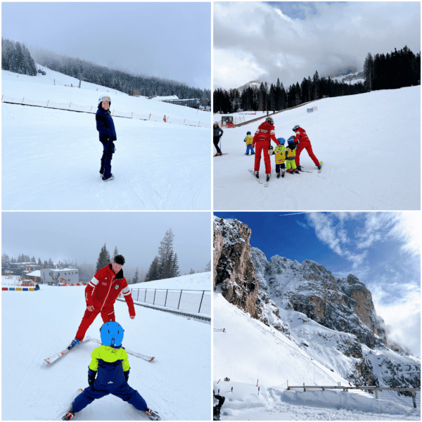 kids ski school private lessons carezza