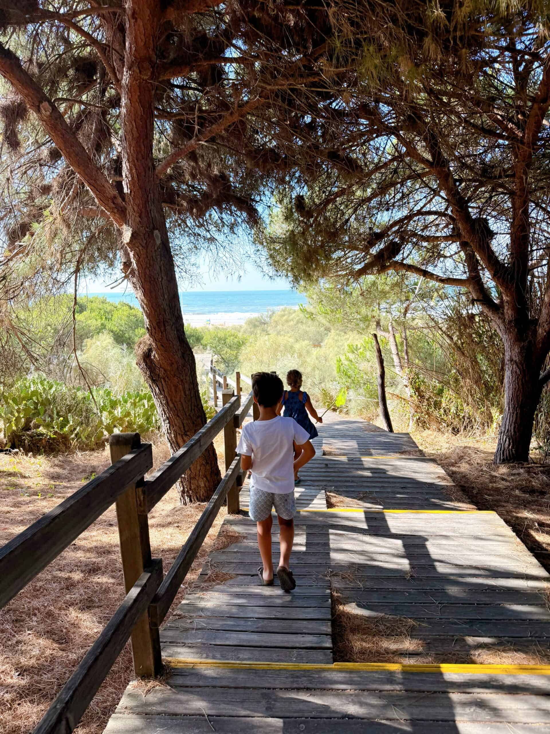 arriving at Praia Verde Algarve